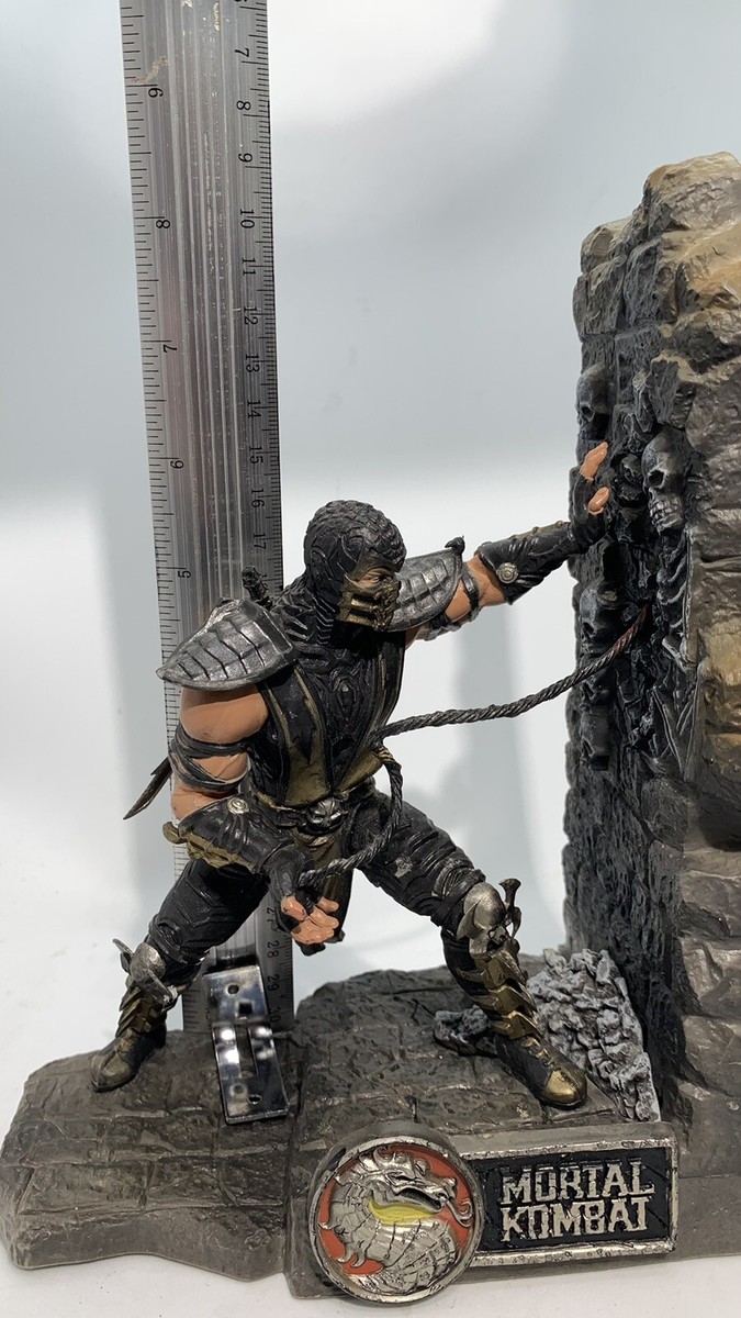 MORTAL KOMBAT Scorpion BOOKEND Statue warner bros | eBay