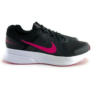 Nike Women's Run Swift 2 Dark Smoke Grey Fireberry Black Shoes CU3528-011  Sz 11 | eBay