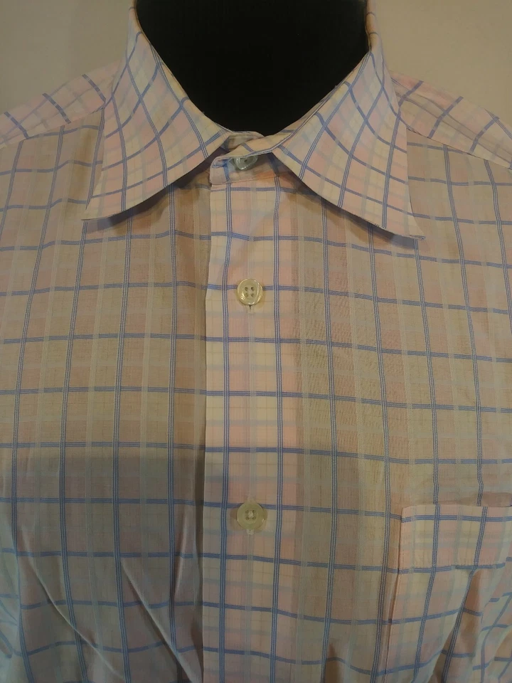 Alex Cannon XL Men's Long Sleeve Button Up Shirt pink long sleeve - Image 2 of 4