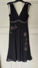 Black Silk Evening Dress