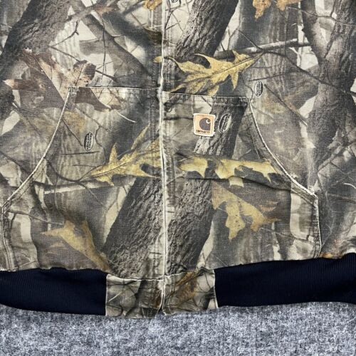 Vintage Carhartt J144 CMO Jacket Mens 3XL Realtree Camouflage Hooded Coat - Picture 3 of 17