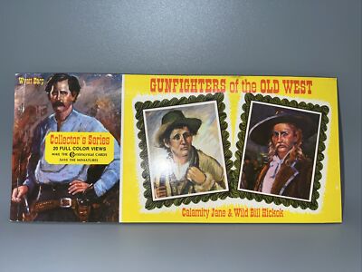 Gunfighters of The Old West Collector's Series Full Set Color Views NO WRITING