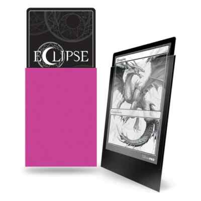 Eclipse Matte Standard Sleeves: Hot Pink (100)