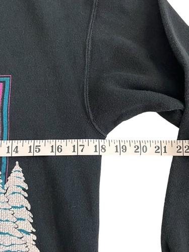 Vintage 90’s Colorado Winter Graphic San Segal Sweatshirt Gr. Medium Made In USA - Bild 6 von 10
