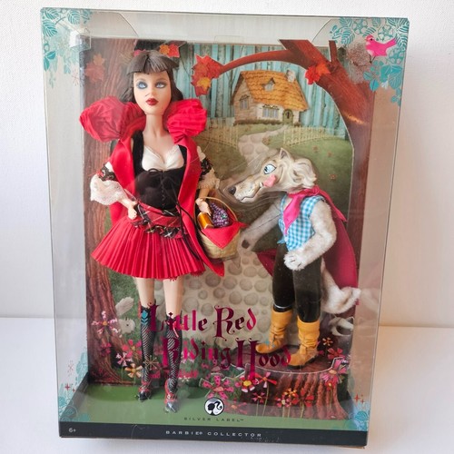 Barbie Mattel Little Red Riding Hood & The Wolf #N3245 neuve dans sa boîte étiquette argent scellée