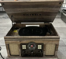 Victrola Quincy 6-1 Nostalgic Bluetooth Record Player - READ DESCRIPTION