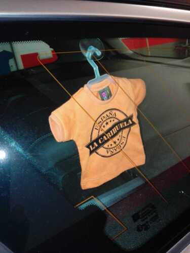 Falkirk T-Shirt Mini Falkirk Scotland UK Stamp Hanger Suction Cup Car Truck Van - Picture 3 of 4