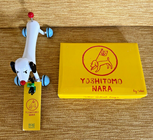 Yoshitomo Nara My Sweet Dog Pull Toy by Vilac France 2005 Original Box - Picture 4 of 24