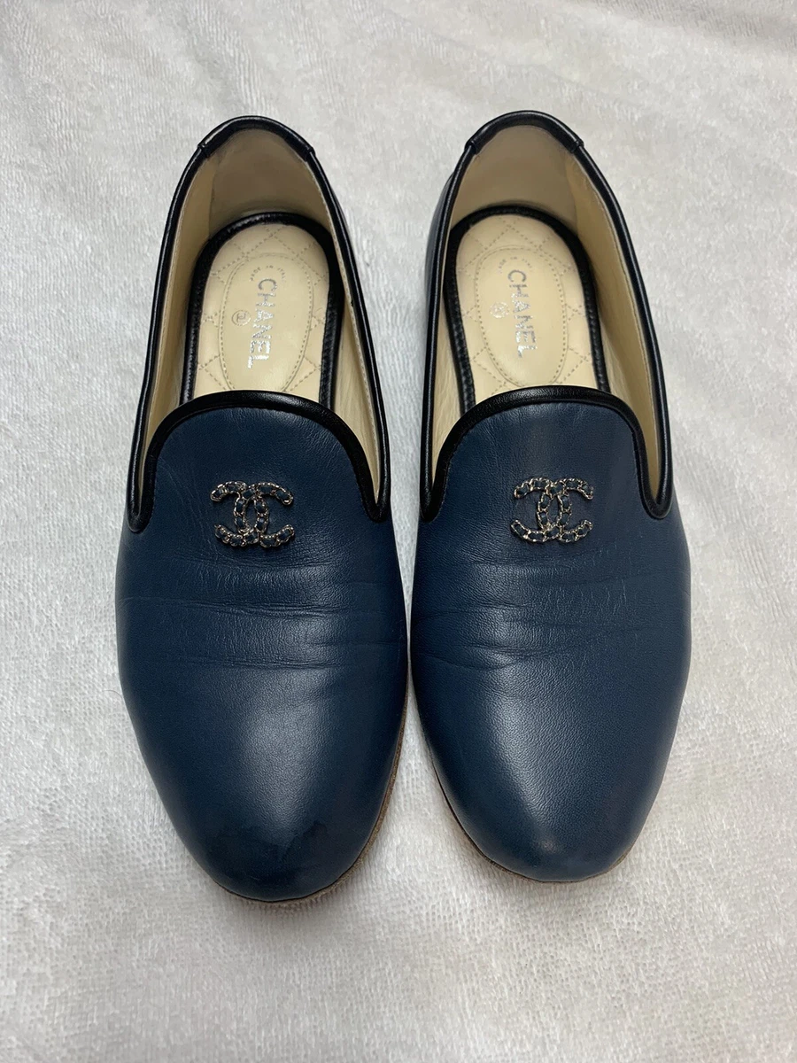 Chanel smoking slippers sale