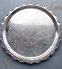 Webster Wilcox International Joanne 18 inch Silverplate Chased Waiter Tray