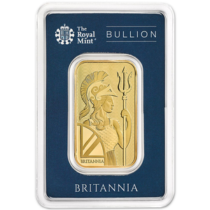 1-Troy-oz-U-K-Royal-Mint-Britannia-Gold-Bar-9999-Fine-in-Assay