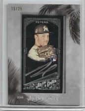 RARE 2018 ALLEN & GINTER X DILLON PETERS SILVER AUTOGRAPH AUTO ROOKIE CARD 15/25