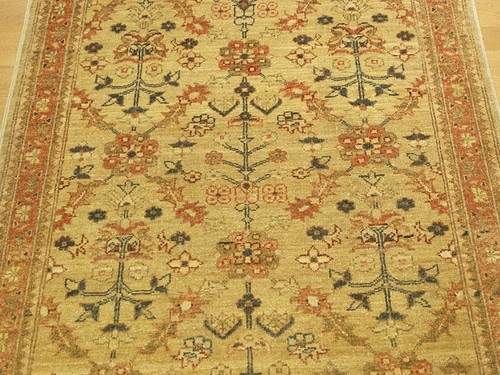 3 x 5 Handmade Fine Quality Afghan Sultanabad Rug _Vegetable Dyes Hand Spun Wool - Picture 8 of 9