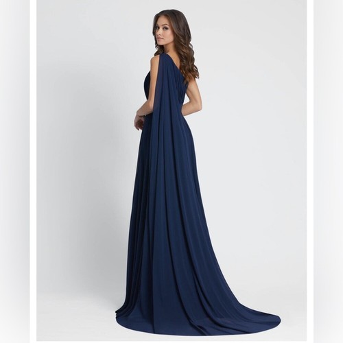 IEENA FOR MAC DUGGAL Gown Navy Size 6 - Picture 2 of 5