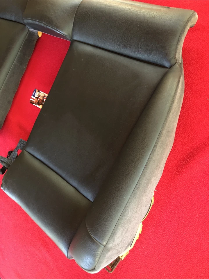 Volvo C70 Convertible Rear Seat Back Black Leather 98-2004 - Image 3 of 4