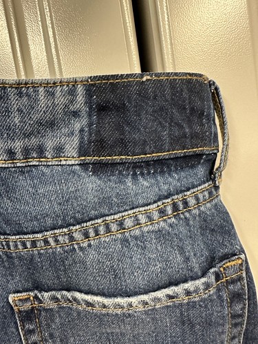 NWT Aero Denim Jeans High Rise Wide Leg Button Fly Distressed Jean 5317 Size 0R - Picture 14 of 14