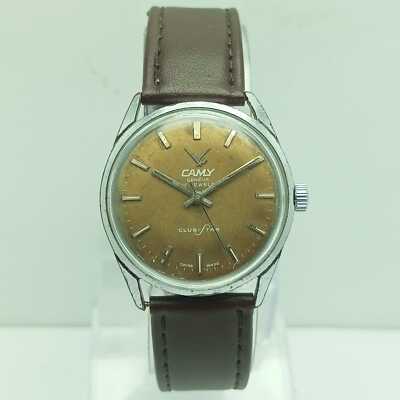 Camy Geneva 6303 Club-Star Patina Dial Manual Winding Vintage
