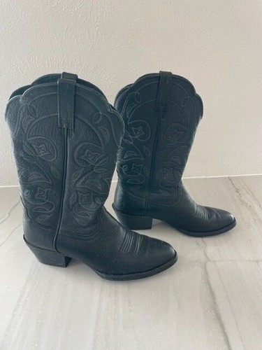 Women's ARIAT Black Western R Toe 