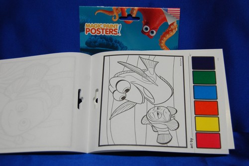 Dory # 4 - 16 Treat Bags 1 Plate 2 Finding Dory Magic Paint Posters - Picture 9 of 9