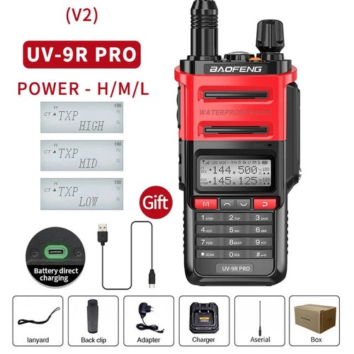 Baofeng UV-9R Pro Dual Band Walkie Talkie - Zdjęcie 24 z 46