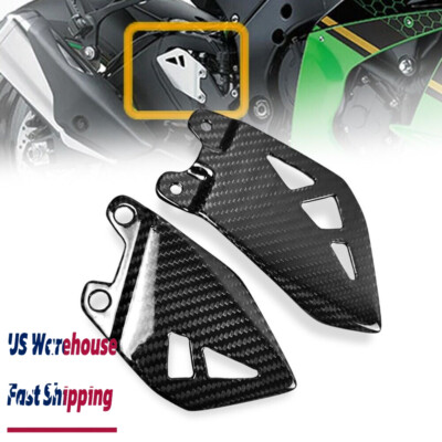 For 2011-2024 2025 ZX10R /RR Real Carbon Fiber Footpeg Heel