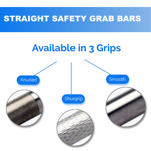 Shower Grab Bar Shur Grip in Oil Rubbed Bronze Finish | Holds Upto 400 lb - Picture 11 of 63