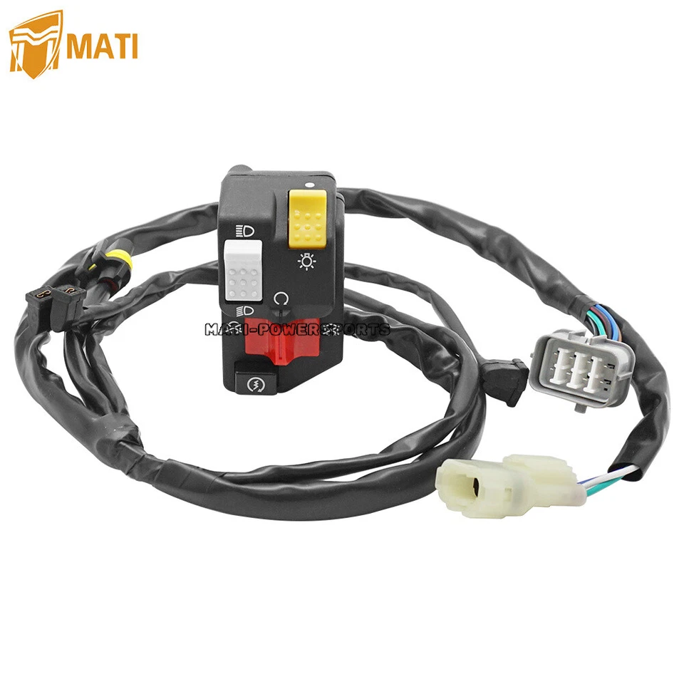 Interruptor de parada de arranque de manillar faro para Honda TRX500FM1/FM2 Foreman 500 16-19 Foto 2 de 4