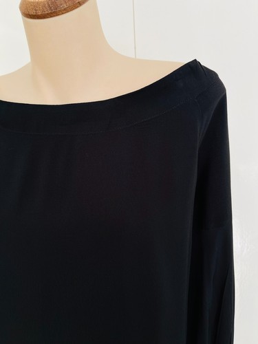 ANTHROPOLOGIE - MAEVE ‘Hershell’ Black Poet Sleeve Top Size 14 US / 16-18 NEW - Picture 6 of 9