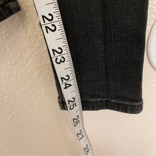 Zara black hi rise stretch denim jegging skinny jeans studded moto girl 34 12/14 - Picture 9 of 11