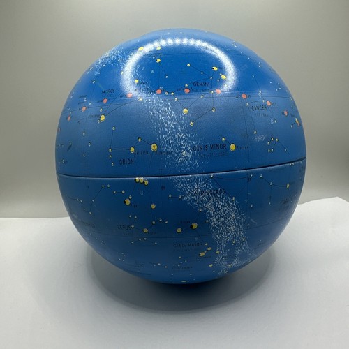 Replogle in metallo vintage 1970 globo scrivania celeste costellazioni cielo stellato zodiaco - Foto 8 di 13