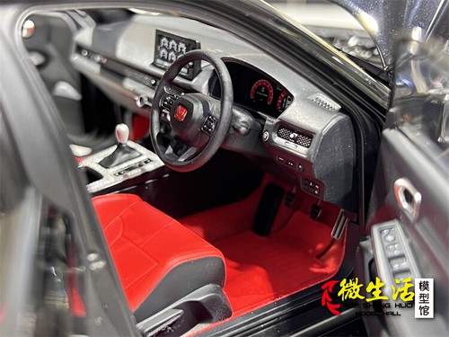 MH 1:18 Black For Civic Type R FL5 Turbo Vtec Engine Diecast Metal Collection - Picture 9 of 13