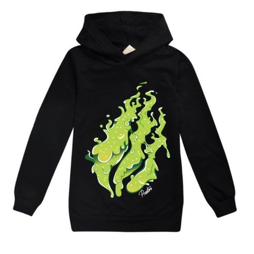Kids Children Prestonplayz Flame Casual Hoodies Sweatshirt Pullover Jumper Top - Picture 5 of 11