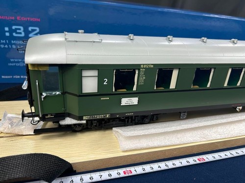 KM1 D36 Schnellzugwagen 203510 DB 2nd Class Passenger Car Scale 1 New Unused - Picture 7 of 15