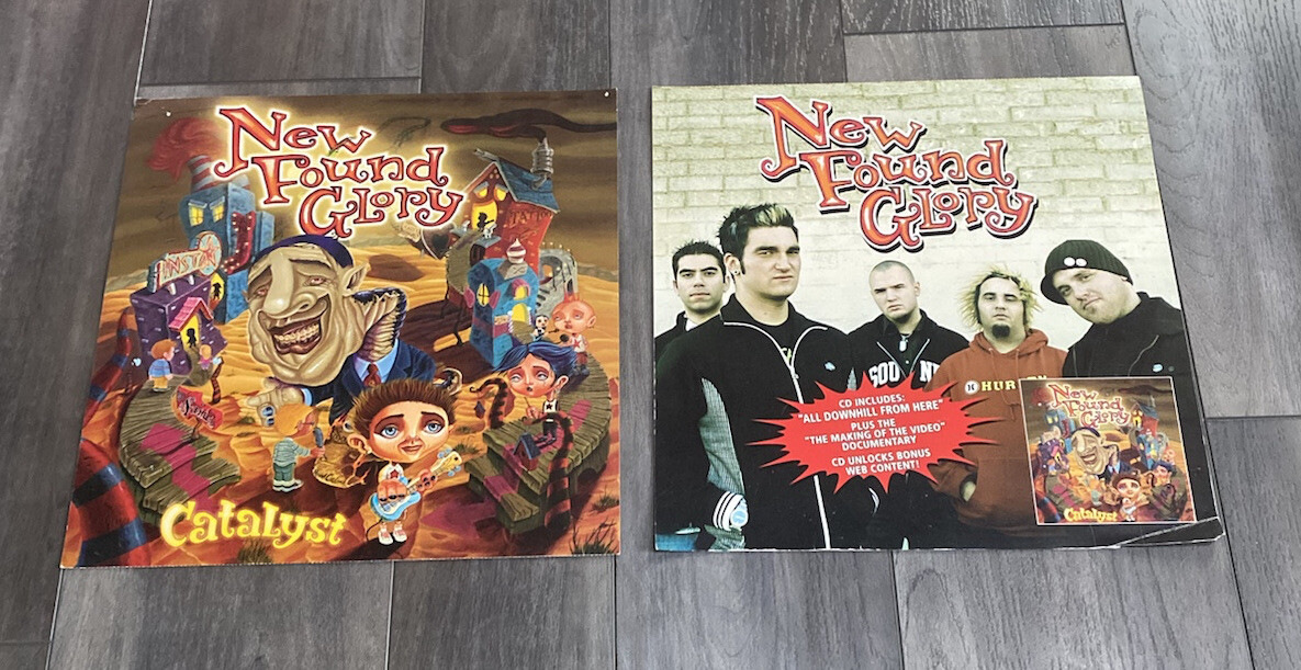 Vintage New Found Glory Catalyst Promotional Poster. Double