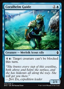 Coralhelm Guide x4 - Battle for Zendikar - NM-Mint, English - Battle for Zendika
