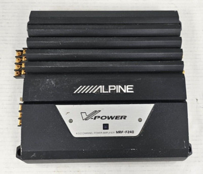 Alpine MRP-F240 40 watts RMS x 4 Channel Car Amplifier