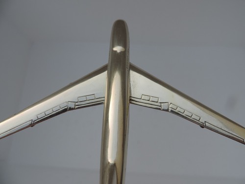 AEREO VINTAGE ARGENTO STERLING JAL JAPAN AIRLINES 747 BOEING JUMBO JET DI WAKO - Foto 17 di 24