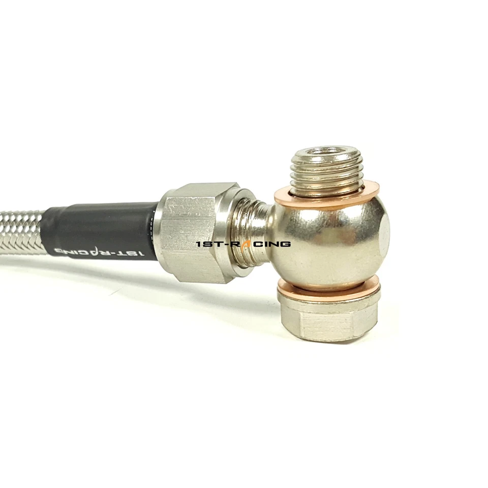 Linha de alimentação de óleo turbo AN6 29cm para BMW E36 E46 E39 E60 E65 328i 525i 730i X3 X5 Z3 - Imagem 4 de 4