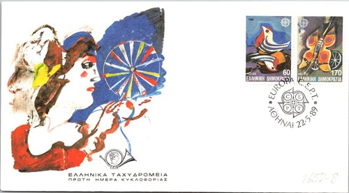 Greece FDC 1989 EUROPA CEPT - Athens - J20347