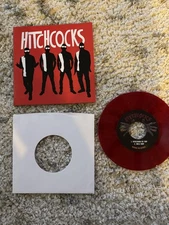 Hitchcocks 7" Vinyl Record Red Surf Rock Spaceman Go Trip Inca Surf Missing Fink