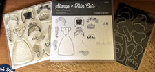 CTMH Z4075 THIN CUTS  D1845 PAPER PAL PRINCESS  Crown, Gown, Hair pieces, Shoe