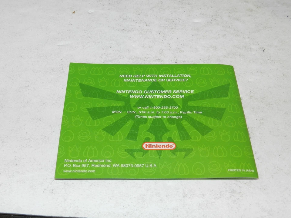 Game Boy Advance Legend of Zelda The Minish Cap Manual Only Nintendo GBA No Game - Image 2 of 2