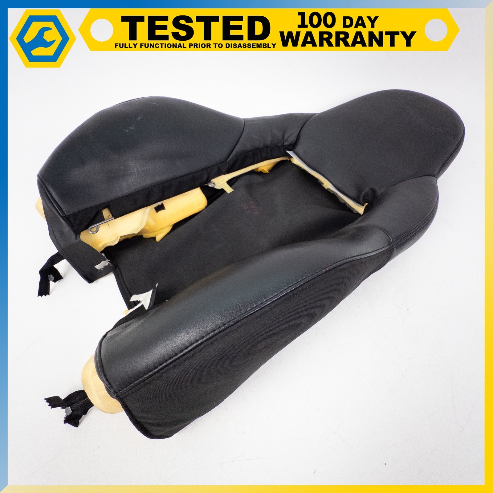 05-11 CHEVROLET CORVETTE C6 FRONT RIGHT PASSENGER UPPER LOWER SEAT CUSHION OEM