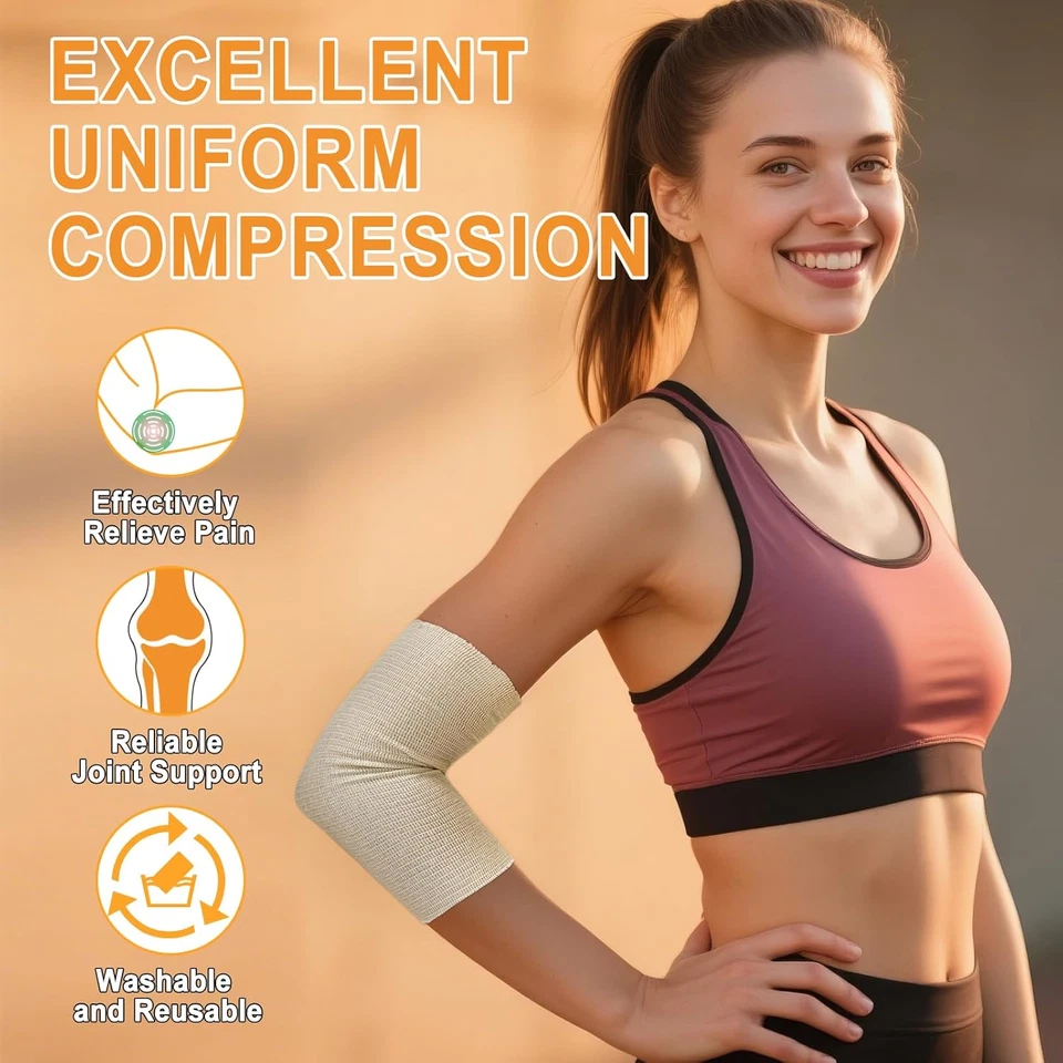 Elasticated Tubular Support Bandage 3.5" X 11 Yd (Size E), Soft Stockinette Tubi - Image 4 of 4