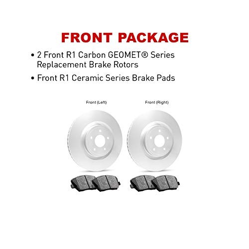 Front Brakes and Rotors| Blank Brake Rotors| Front Ceramic Brake Pads and - Picture 7 of 7