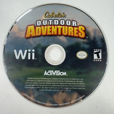 Cabela's Outdoor Adventures Wii Nintendo Game Disc Only Activision
