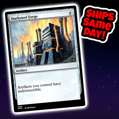 Darksteel Forge - Custom Art Magic: The Gathering Playtest Card - Commander EDH