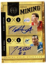 2011 Panini Gold Standard Blake Griffin John Wall Dual Auto 02/10 #5