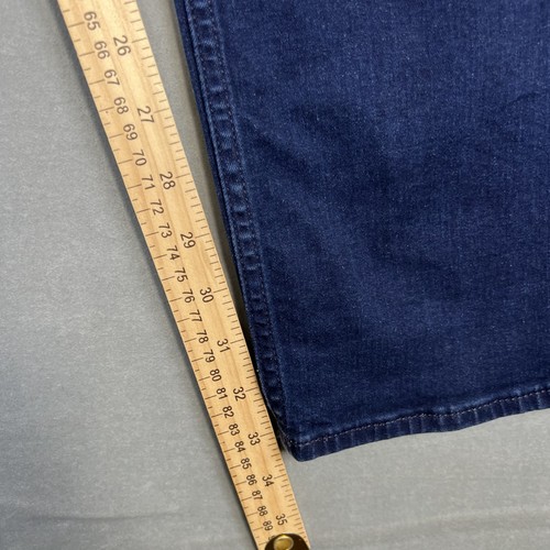 Hudson Blake Jeans Mens 34 Blue Dark Wash Slim Straight Stretch Denim - Picture 8 of 8
