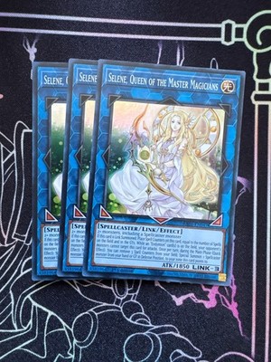 3x Selene Queen of Master Magicians RA01-EN047 - 1st Super Rare NM